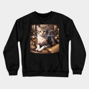 Feline Elegance Crewneck Sweatshirt